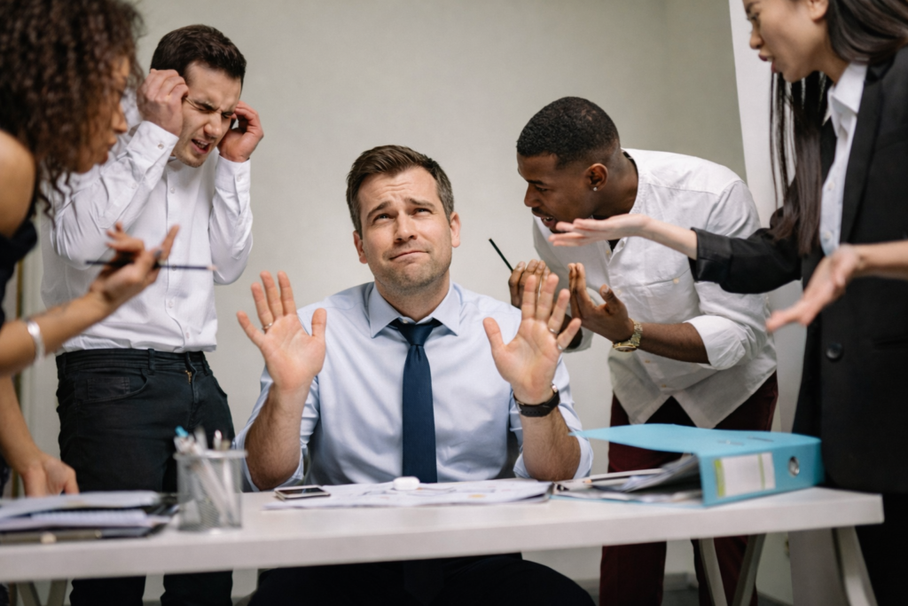 Leidinggevende onder druk tussen teamleden door pleasegedrag